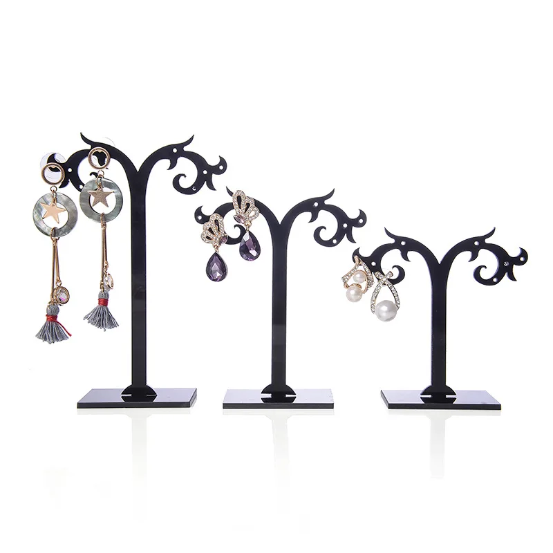 

3Pcs Earring Ear Stud Jewelry Display Stand Storage Hanger Holder Show Rack Gift