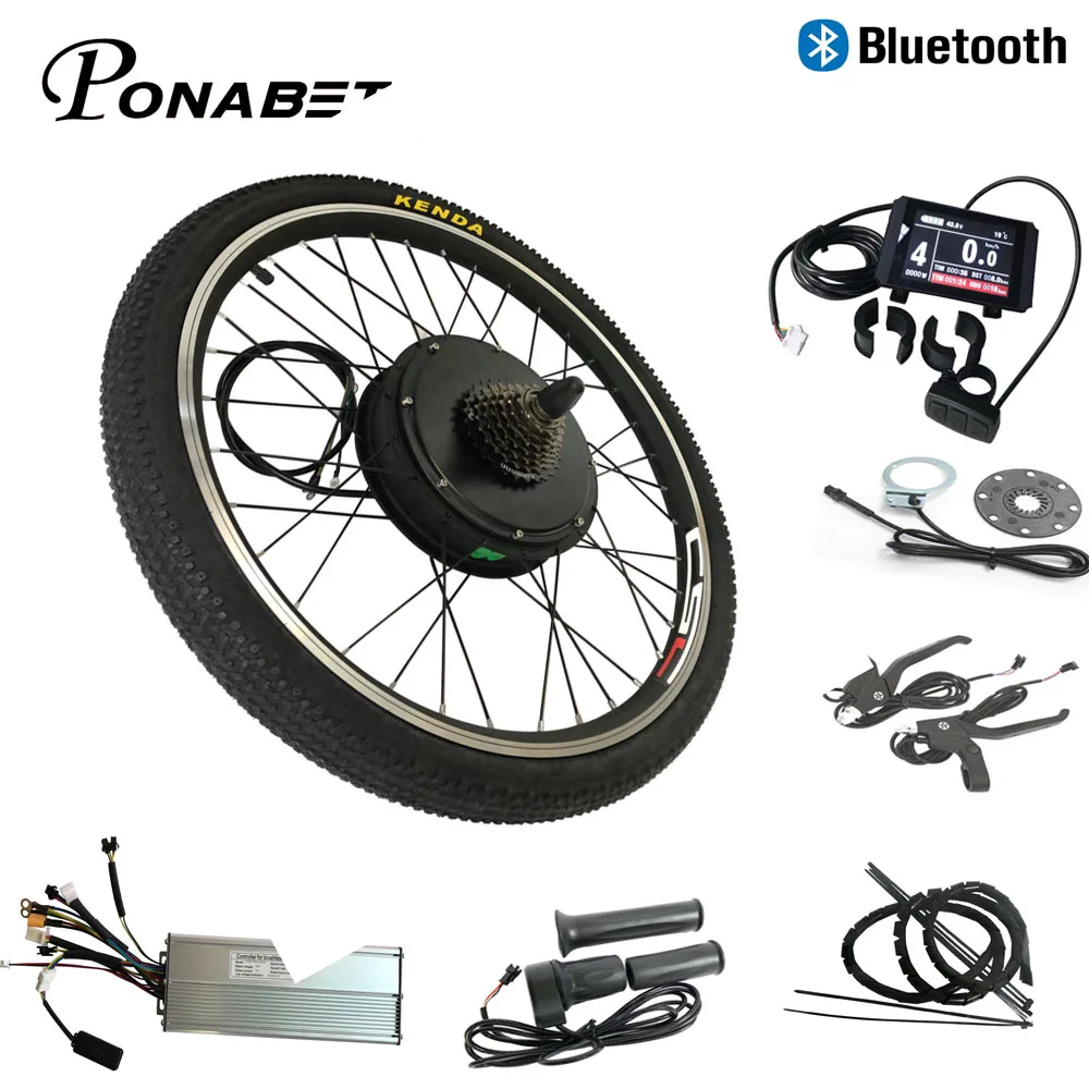 Электромотор для переоборудования Ebike Blueteeth 1000 Вт заднее колесо 20 24 26 27 5 28 29 48 В 1500