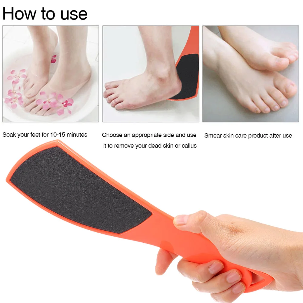 

Large Sandpaper Foot Rasp Professional Double Side Callous Remover Hard Skin Grinding Foot File Care Foot File Pedicure Tool