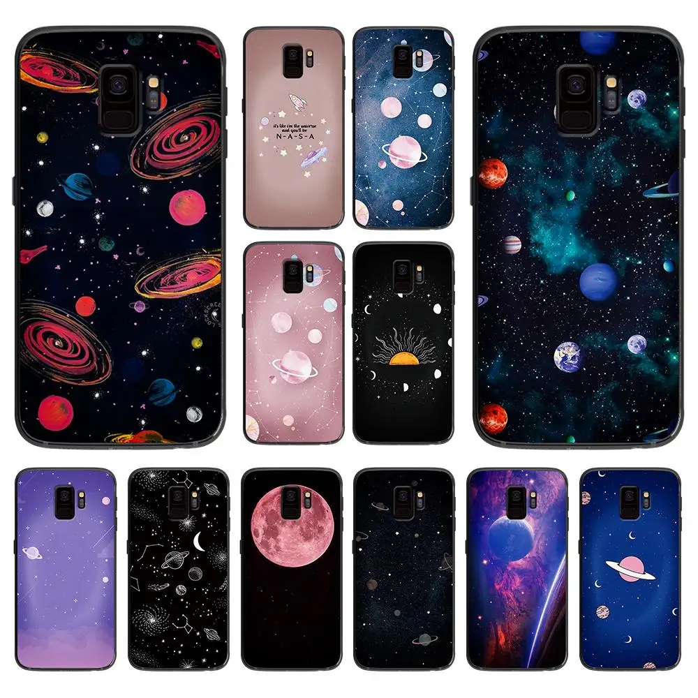 Блестящий Мягкий чехол для телефона little planet Samsung Galaxy S6 S7 S8 S9 S10e Plus Note 8