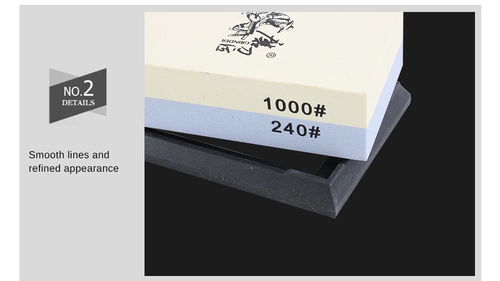 Taidea двухсторонний точильный камень Заточной камень 240# / 1000# система заточки ножей T6124W для кухонных инструментов h1