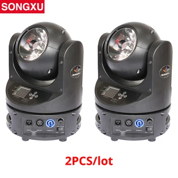 

SONGXU 60W Led Beam Moving Head Light 60W RGBW Colorful Super Beam LED Moving Head DJ Disco Party 2pcs/lot/SX-MH60C