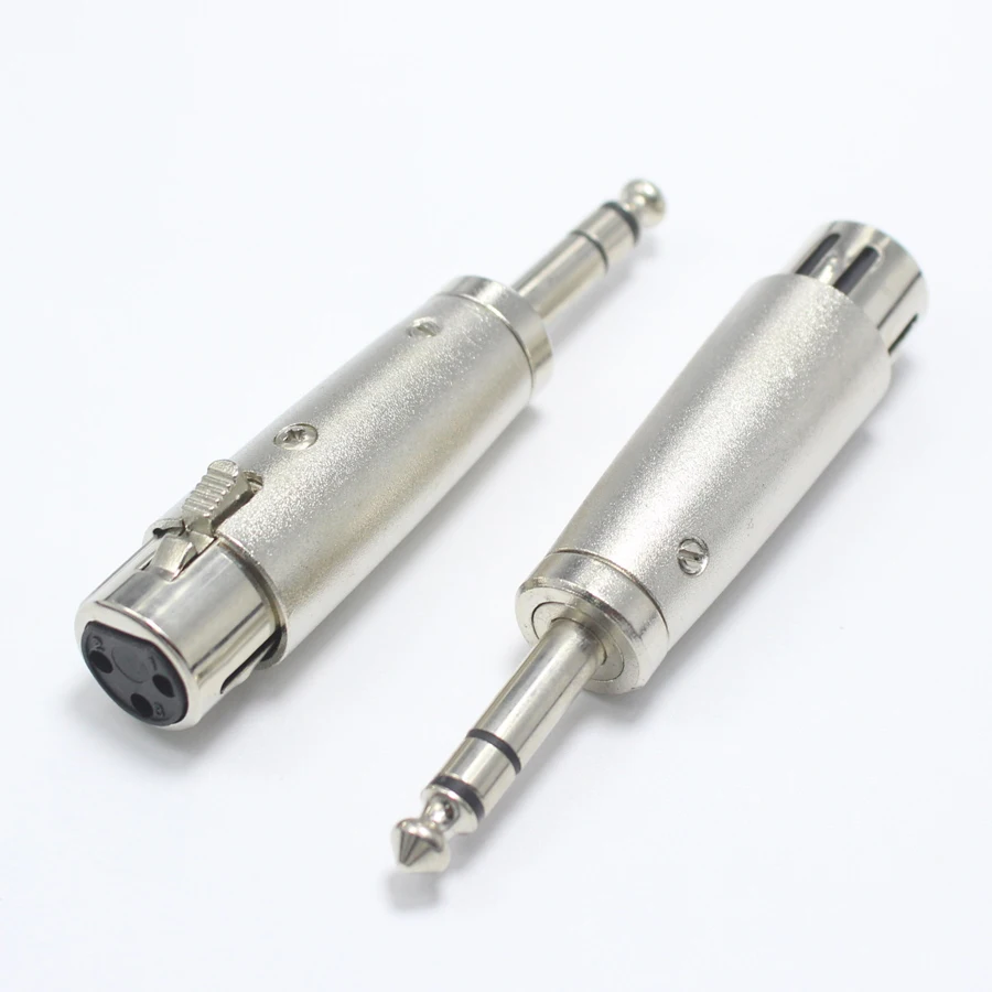 NinthQua 2 шт. 6 5/6 35 мм 3Pin стерео разъем для XLR штекер jack аудио микрофон караоке Динамик