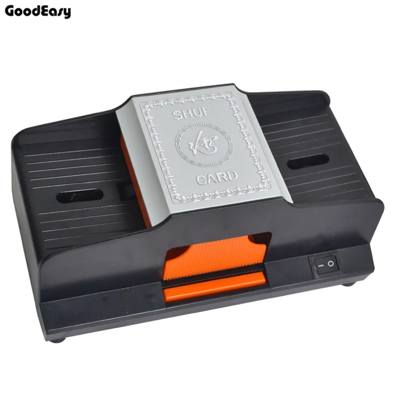 Goede Nieuwe Entertainment Casino 1 2 Dek Deluxe SHUF CARD Automatische Poker Kaartenschudmachine Automatische Machine speelkaart shuffler