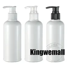 300 шт/партия емкость 220 мл шампунь лосьон пустая бутылочка ПЭТ насос бутылки с белым цветом