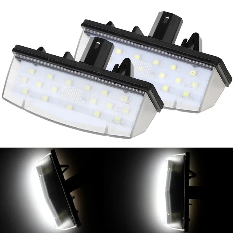 

1Pair 18 LED For Toyota Prius Matrix Venza Lexus CT200h License Plate Light