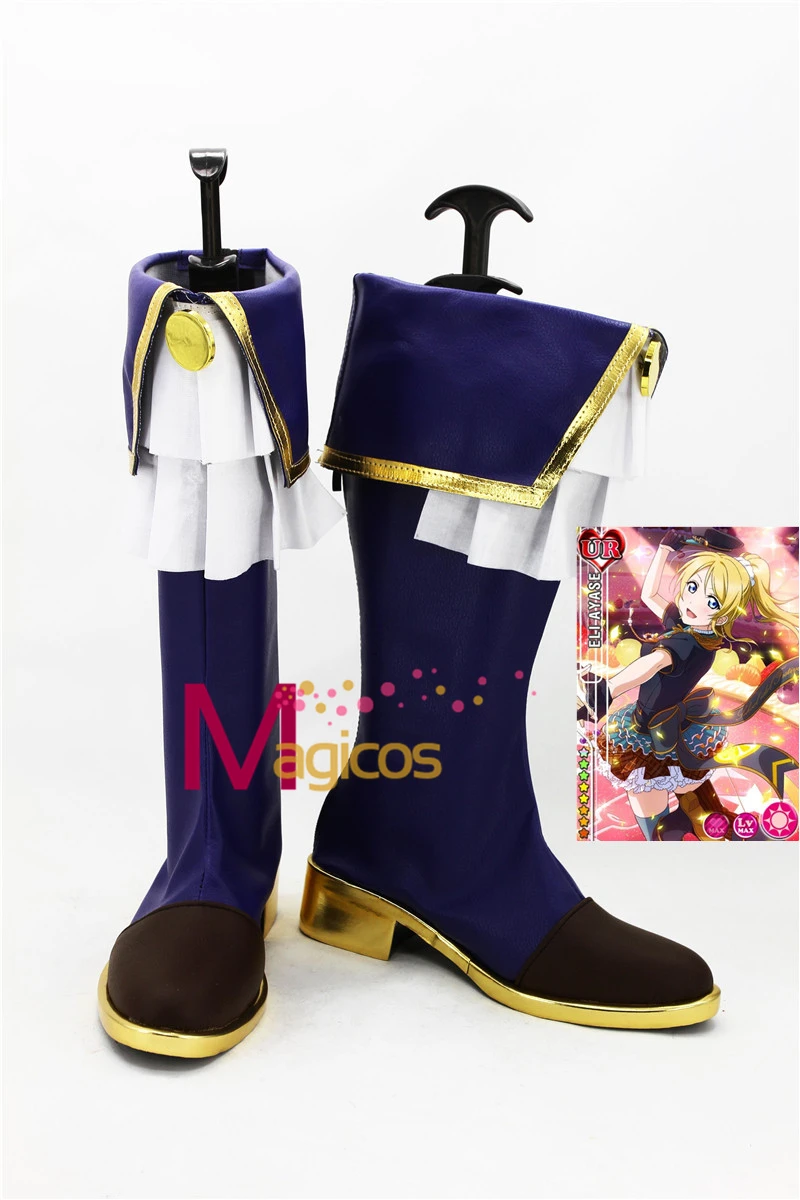 font b Anime b font LoveLive Eli Ayase Ellie Fruitfredsh Boots font b Cosplay b