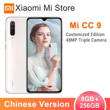 Customized Edition Xiaomi Mi CC9 8GB 256GB Smartphone CC 9 Snapdragon 710 Octa Core 6.39" Full Screen 48MP+32MP Camera 4030mAh