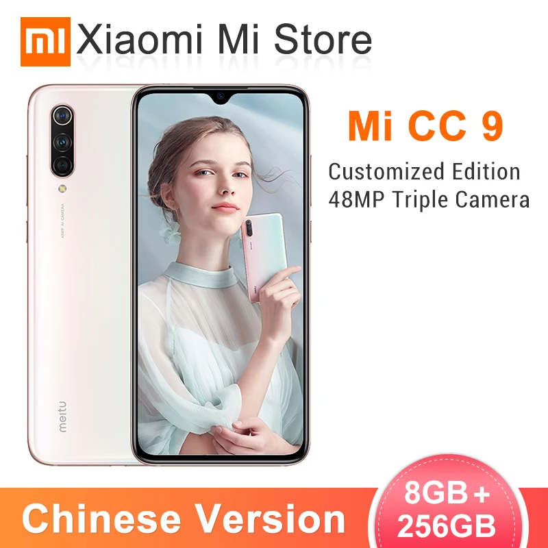 

Customized Edition Xiaomi Mi CC9 8GB 256GB Smartphone CC 9 Snapdragon 710 Octa Core 6.39" Full Screen 48MP+32MP Camera 4030mAh