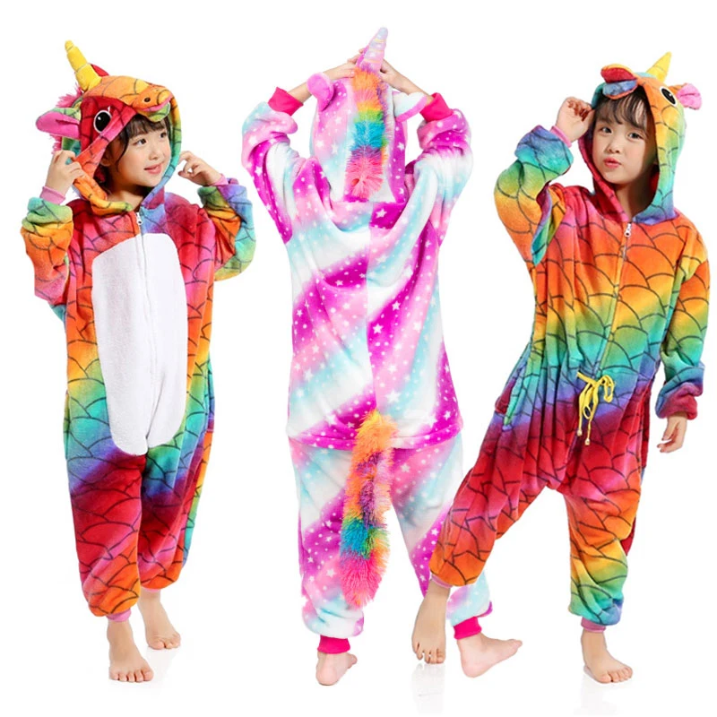 Розовый Единорог пижамы для детей взрослых Аниме косплей Кигуруми Onesie пижамы женские пижамы с капюшоном мультфильм цельный комбинезон