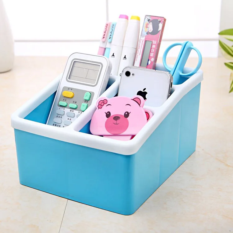 Multifunctional Plastic Remote Controller Desktop Storage Box End Table Office Desk Sundries Sorting Storage Box Multifunctional Plastic Remote Controller Desktop Storage Box End Table Office Desk Sundries Sorting Storage Box