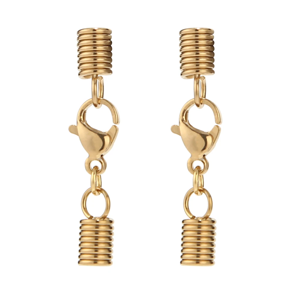 Buy 20pcs/lot Stainless Steel Necklace Cord End Caps