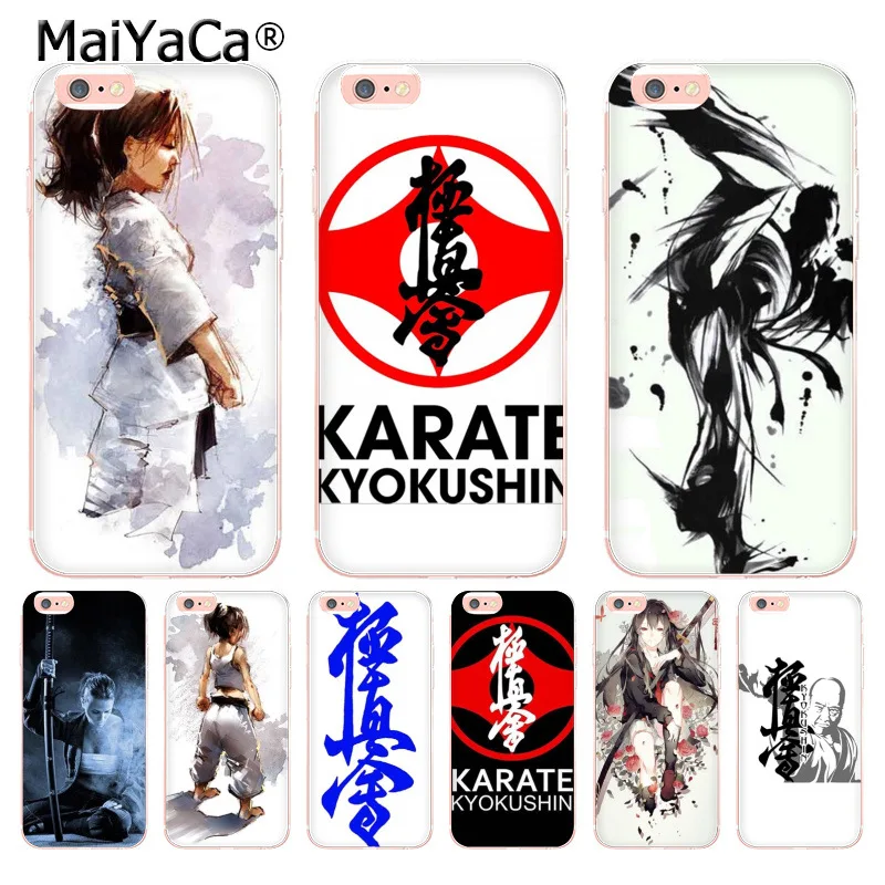 Прозрачный чехол для телефона MaiYaCa Oyama Kyokushin Karate для iphone 11 Pro 8 7 6 6S Plus X 10 5 5S SE XS XR XSMAX