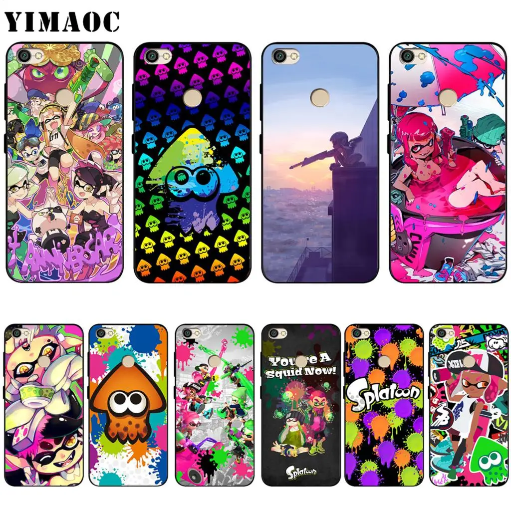 

YIMAOC Splatoon Case for Xiaomi Redmi mi Note MAX 3 6a 7 6 8 9 go se mi6 mi8 a1 a2 Lite for pocophone f1