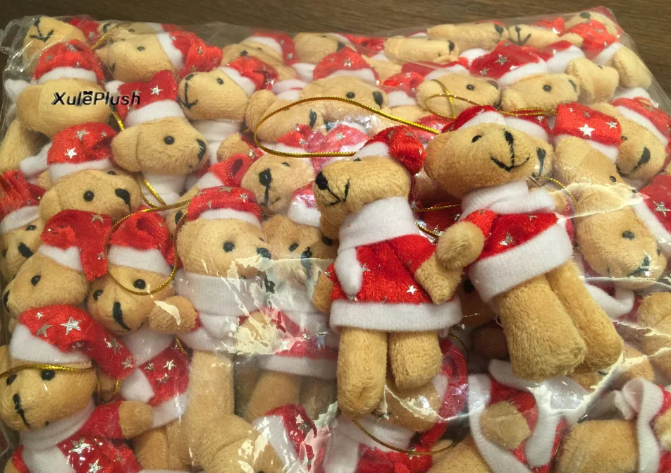 

Christmas Gift Plush Toys , 10CM Approx. Stuffed toys Christmas Plush DOLL TOY ; gift tree Bouquet decor plush TOY DOLL