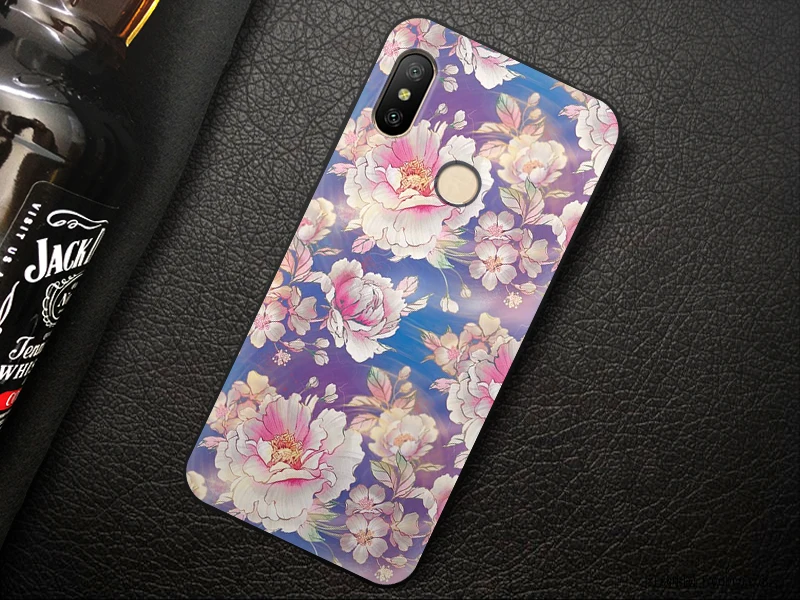 JURCHEN Phone Case For Xiaomi Redmi 6 Pro Case Global Version Cartoon Soft Silicone TPU Back Cover For Xiaomi Mi A2 Lite Case