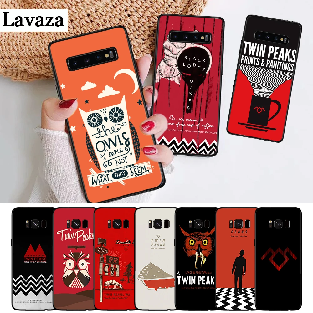 

Lavaza Welcome To Twin Peaks Silicone Case for Samsung S6 Edge S7 S8 Plus S9 S10 S10e Note 8 9 M10 M20 M30