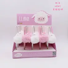 10 шт. осенний шар из шерсти альпаки кулон ежедневное мягкое написание черная офисная Фирменная нейтральная ручка