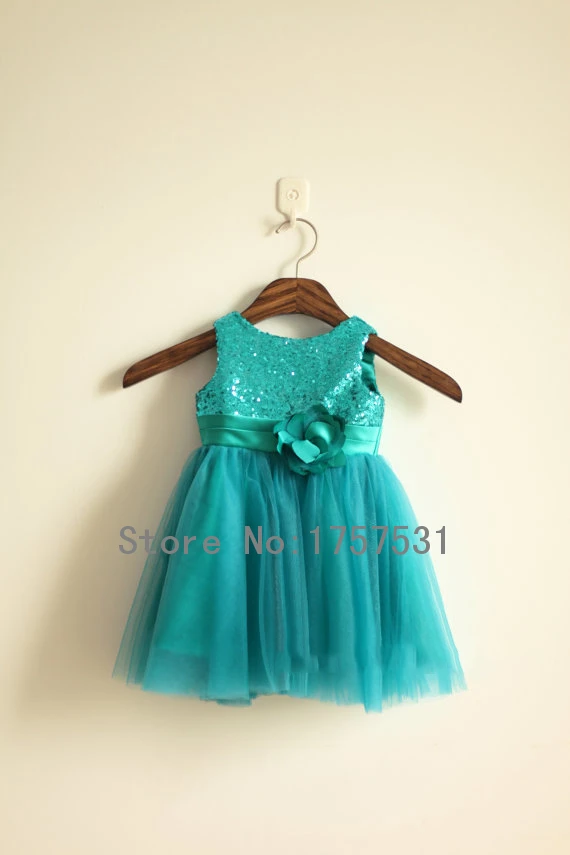 Baby girl turquoise dress Clearance