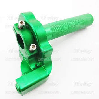

CNC Aluminum Throttle Settle Rolling Handle Oiler Green for Pit Dirt Bike ATV Quad Buggy Go Kart Motorcycle Motocross Moped