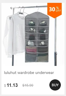 Luluhut настенный дверной подвесной мешок для хранения двухстороннего нижнего белья бюстгальтер носки сортировочная сумка Шкаф сумка для хранения Домашний Органайзер