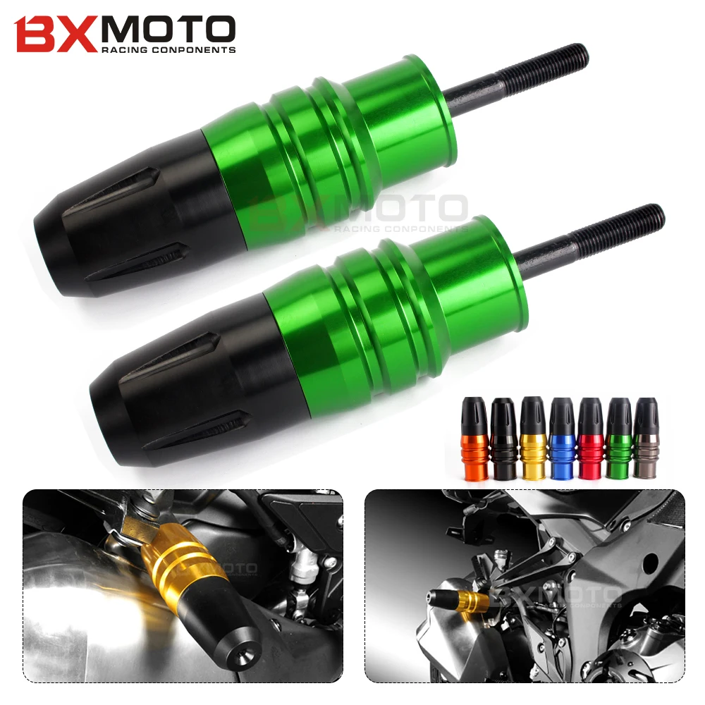 Новый для Kawasaki Z1000 Z1000sx 2013 2019 Аксессуары мотоциклов с ЧПУ Алюминий Зеленый аварии