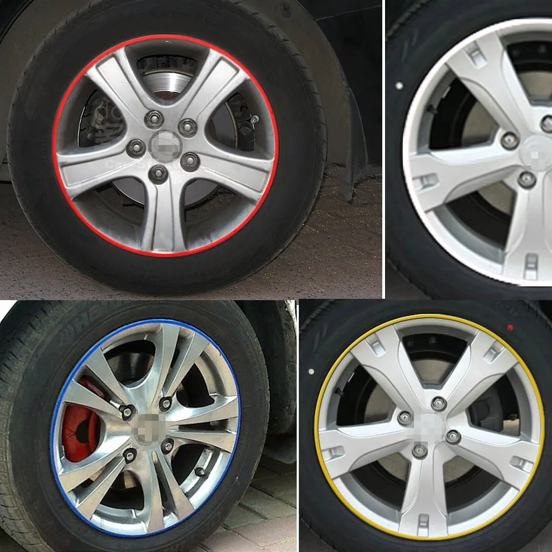 Universal Car Tire Rim Stickers Tire Protection Decoration Automobile