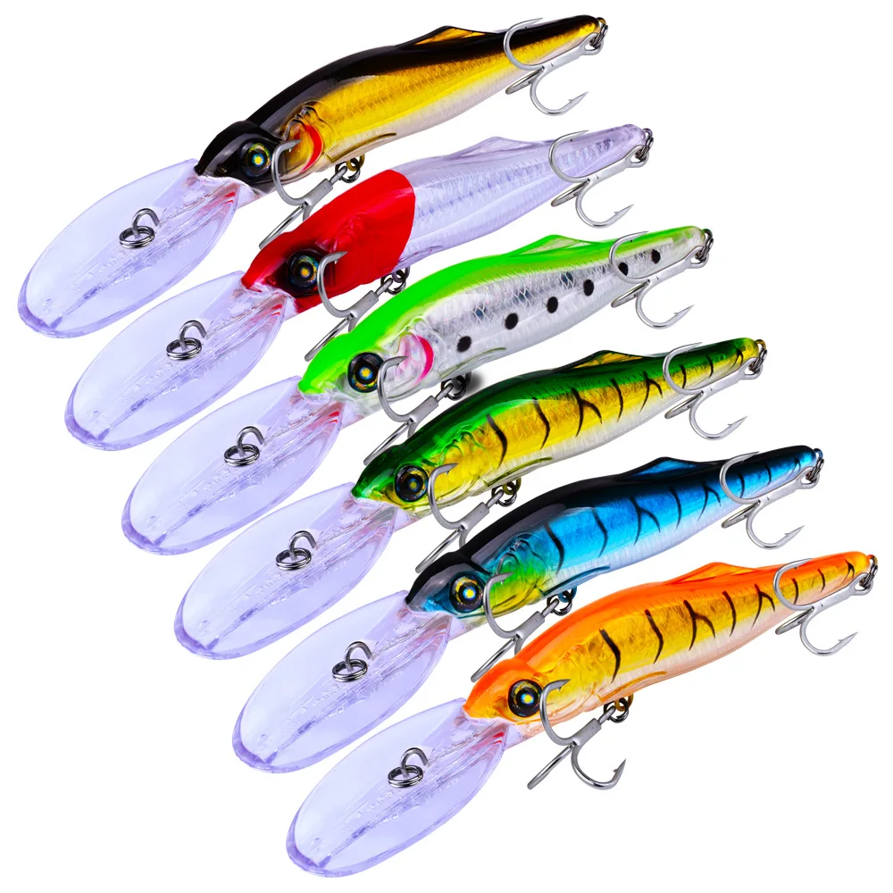 

1PCS 16.5cm 25g Big Minnow Fishing Lures Deep Sea Low Lure Artificial Wobbler Fish Swimming Bait Diving 3D Eyes