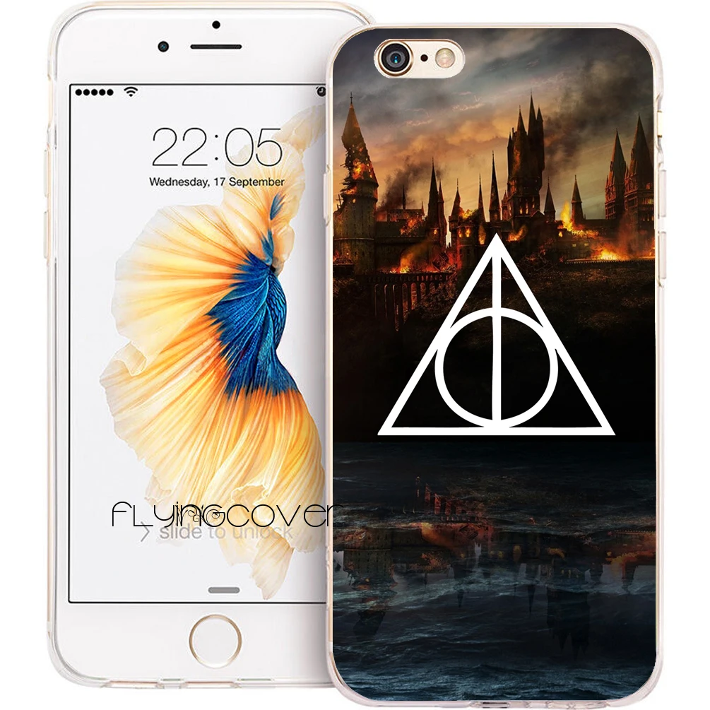 Coque Harry Potter Hogwarts Capa Soft Silicone Phone Cases for iPhone XS Max XR X 7 8 6 6S Plus