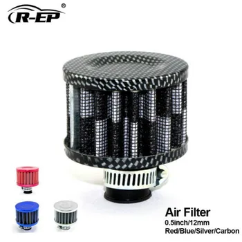 

Universal 12mm 2pcs Car Styling Air Intake Crankcase Vent Valve Cover Breather Filter Automobiles Filters Auto Replacement Parts
