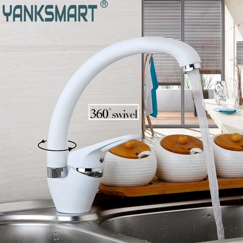

Kitchen Painting Faucet Modern Multicolor 360 Swivel Degree Rotation Single Handle For Kitchen Basin Sink Mixer Tap