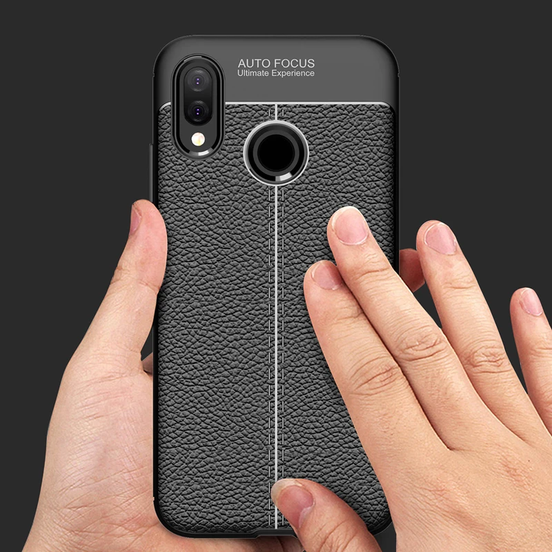 YUETUO кожаный мягкий чехол на заднюю панель телефона для huawei nova 3 3i nova3i nova3