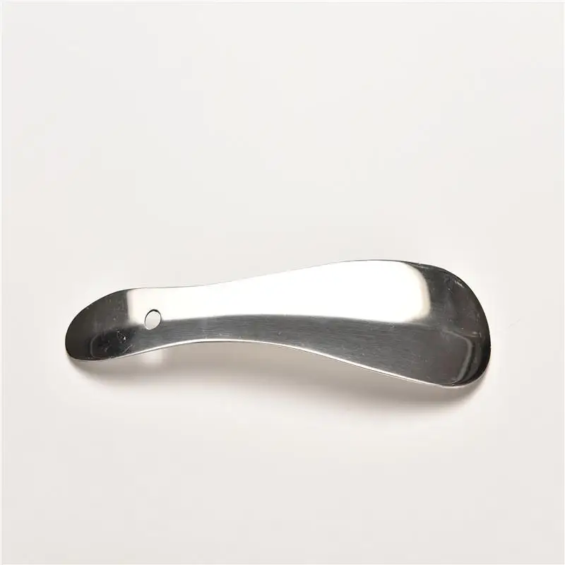 1PCS 18.8cm Silver Color Stainless Steel Metal Shoe Horn Spoon Shoehorn Shoe Lifter rofessional