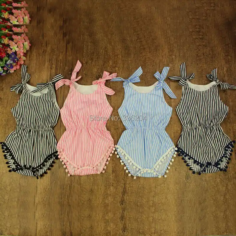 pom pom romper baby