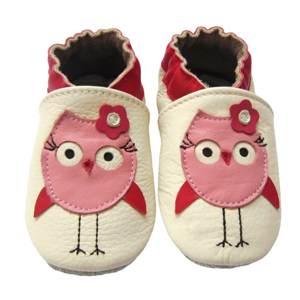 Amur Leopard Cute Cartoon animals Toddler Infant Shoes Leather 0-24M Soft Bottom Baby Shoes First Walkers Autumn