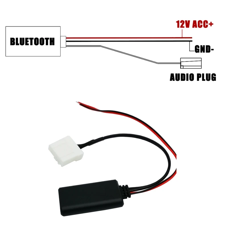 Автомобильный беспроводной Bluetooth модуль музыкальный адаптер Aux аудио кабель для Mazda 2 3 5 6 Mx5 Rx8