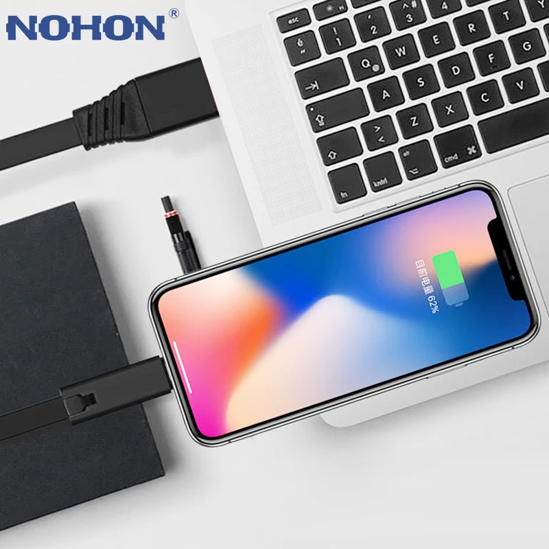 NOHON регенерирующий микро-usb кабель Ремонтопригодный кабель USB type C повторное быстрое зарядное устройство для iPhone кабель XS Max Redmi Note 7 Mi9 кабель