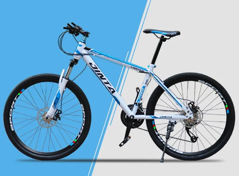 Sale Mountain Bike High Carbon Steel 21-Speed 26-Inch heel straight handlebar Double Disc Brake bike 3
