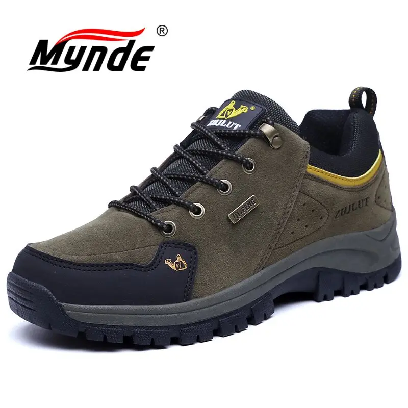 

Mynde Suede Leather Winter Men Women Boots Warm Plush Sneakers Brand Outdoor Unisex Sport Shoes Comfortable Running Shoes