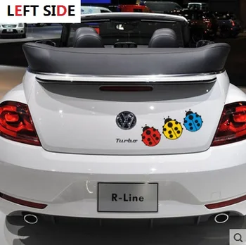 

LEFT SIDE Car Sticker Universal DIY Scratch Cover Cute Funny Decorative Stickers Beetle Tail Bumper Door Cover Car Stickers