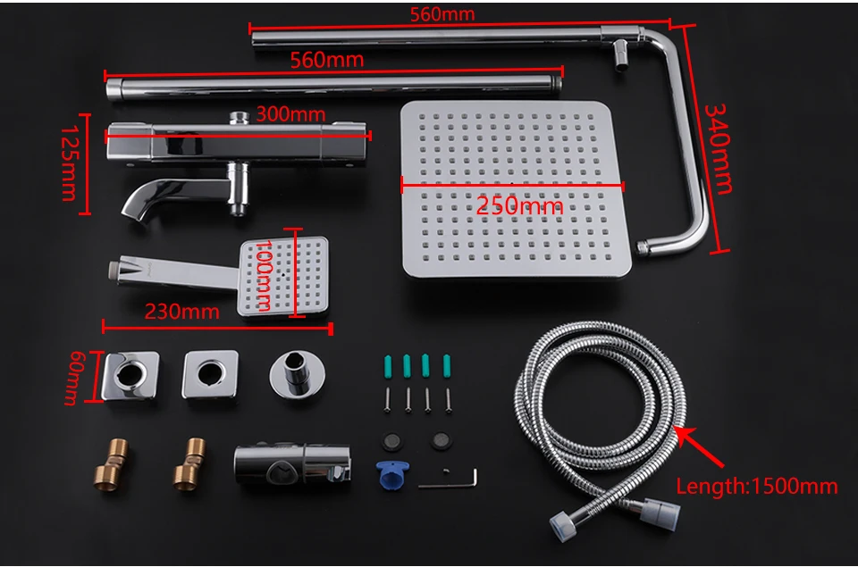 GAPPO Душевая система с автоматическим управлением термостатом, смесители для душа, водопад, смеситель для ванны, смеситель для ванны, дождевой душевой набор
