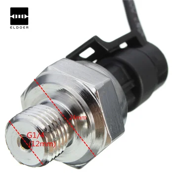 

New Arrival Pressure Transducer Sensor Oil Fuel for Gas Water Air Easy removal Carbon Steel Connection More Firmly