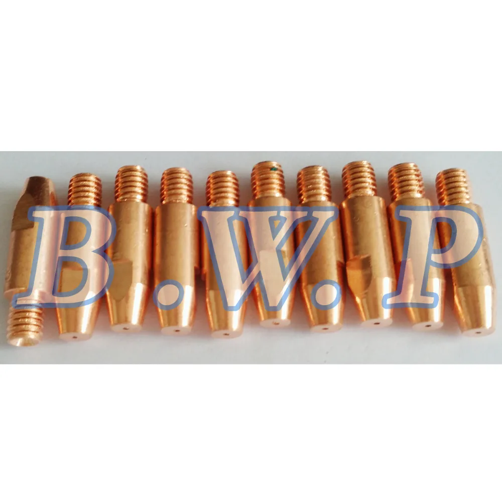 10Pcs MIG Consumables Contact Tips M6*28*1.2mm Fit 25AK 36KD MIG