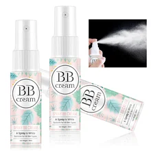 20 мл косметический спрей Lazy beauty увлажняющий водонепроницаемый яркий белый витаминный стойкий отбеливающий BB крем портативный консилер