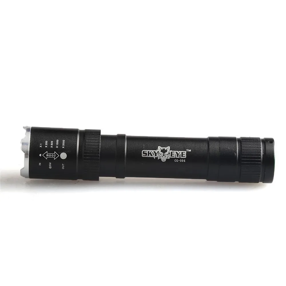 

LED Flashlights Black Tactical Flash Lamp Portable Protable Outdoor 2500 Lumens Zoomable XML T6 LED Flashlight Torch Lamp