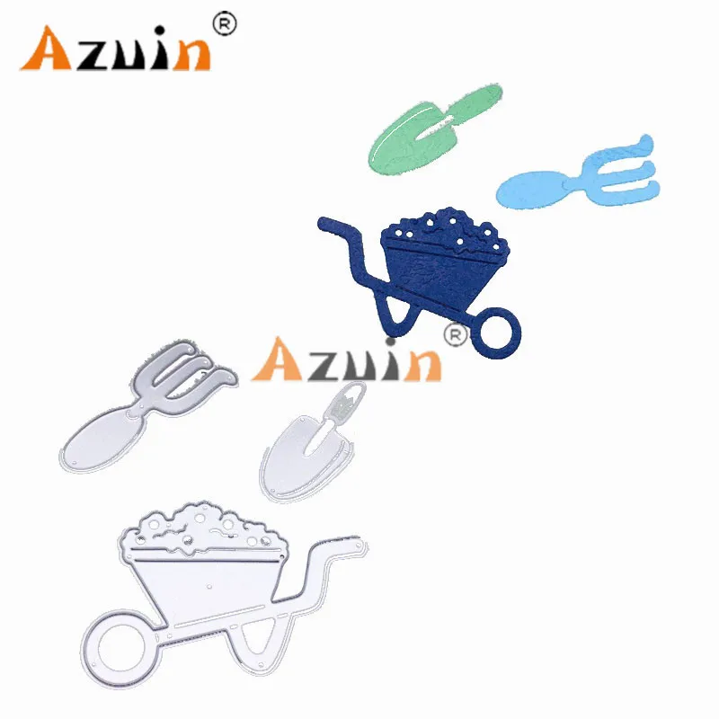 

Gardening Tools Combination New Metal Cutting Dies 2018 Children's Educational Handmade Toys Christmas Scrapbooking New Diy