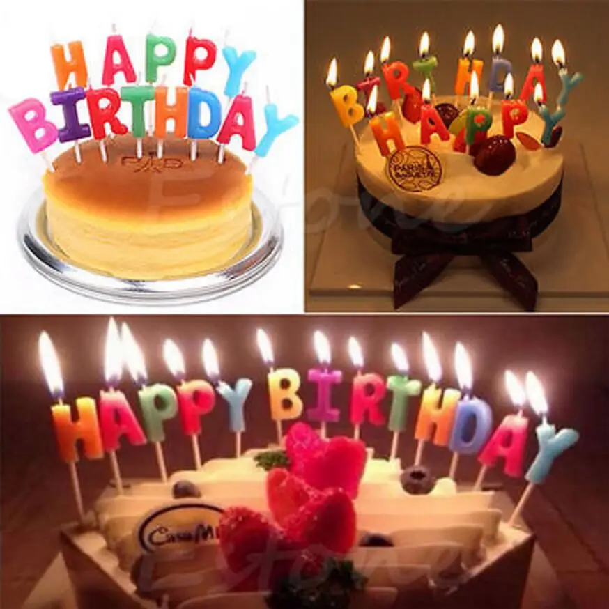 1 Набор, Новое поступление, украшения для торта на день рождения, вечерние, для дома, идеально подходят Золотые/серебряные свечи для торта на день рождения, милый подарок 5