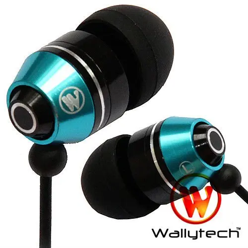 Wallytech WEA-106 Stereo High quality metal Earphone 3.5 mm In-Ear For phone for music Free shipping | Электроника