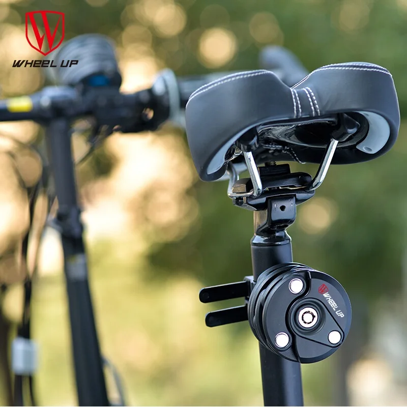 Anti Theft Bicycle Hamburger Lock Mini MTB Bike Chain Foldable security Lock