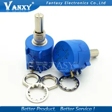 1PCS 3590S-2-103L 3590S 10K ohm 103 3590S-2-103 3590S-103 Precision Multiturn Potentiometer 10 Ring Adjustable Resistor